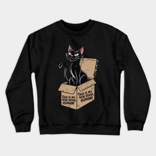 Cat in the box Crewneck Sweatshirt